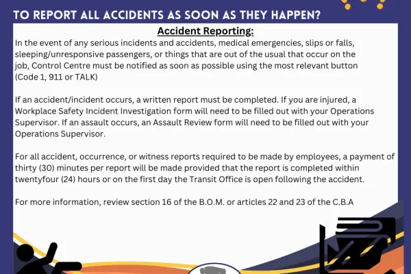 DYK report accidents