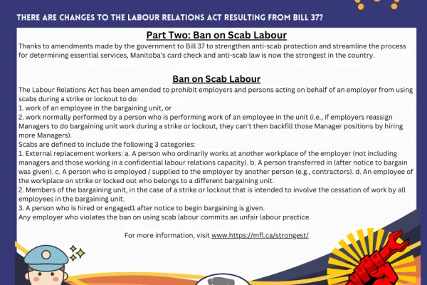 DYK scab labour Bill 97