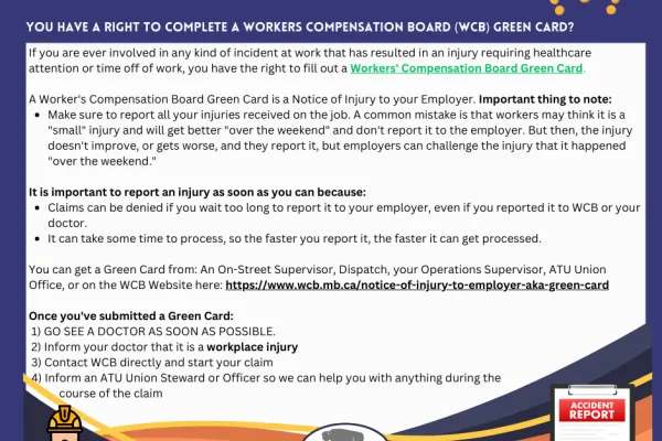 DYK WCB Green card
