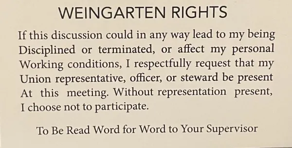 Weingarten Rights