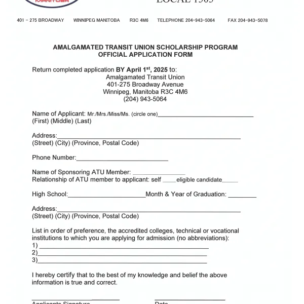 application form